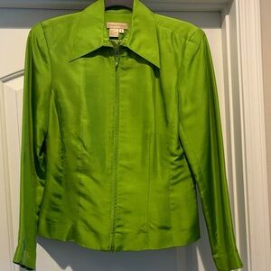 Green Women's Jacket by Transitions size 4
